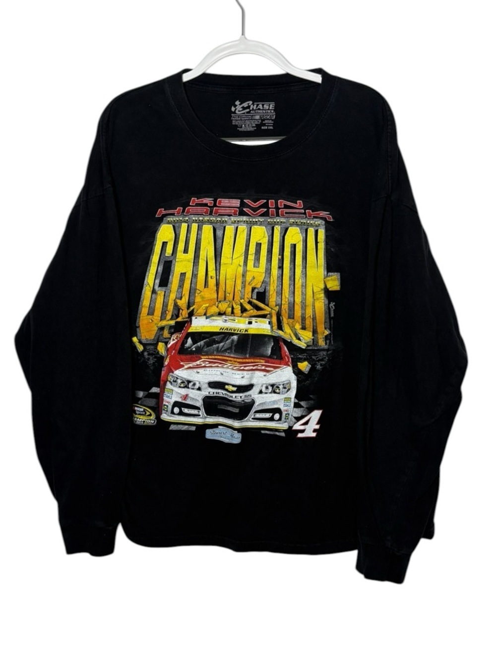Chase Authentics Kevin Harvick NASCAR Champion 2014 Graphic Tee 2XL Budweiser
